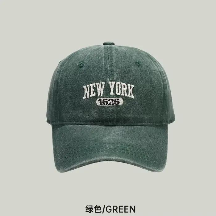Rétro NEW YORK broderie Snapback chapeau pour hommes femmes Vintage lavé casquettes de Baseball printemps automne loisirs réglable capote chapeaux