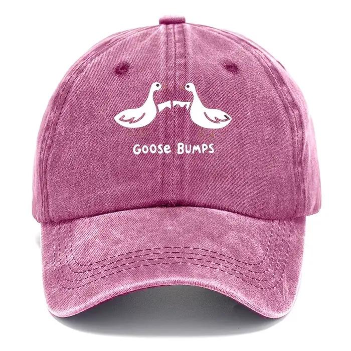 Casquette de baseball rétro imprimé d'oie