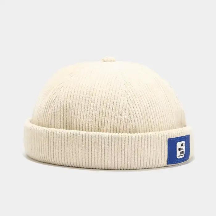 Bonnet MYZOPER en coton solide pour hommes et femmes, style vintage, ajustement réglable, adapté aux quatre saisons et occasions décontractées