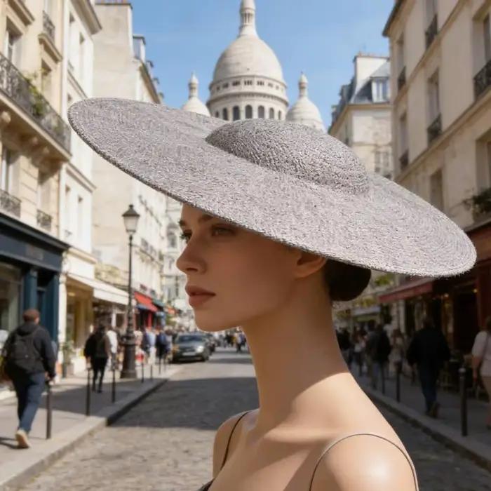 39BB – grand chapeau fascinant 40cm
