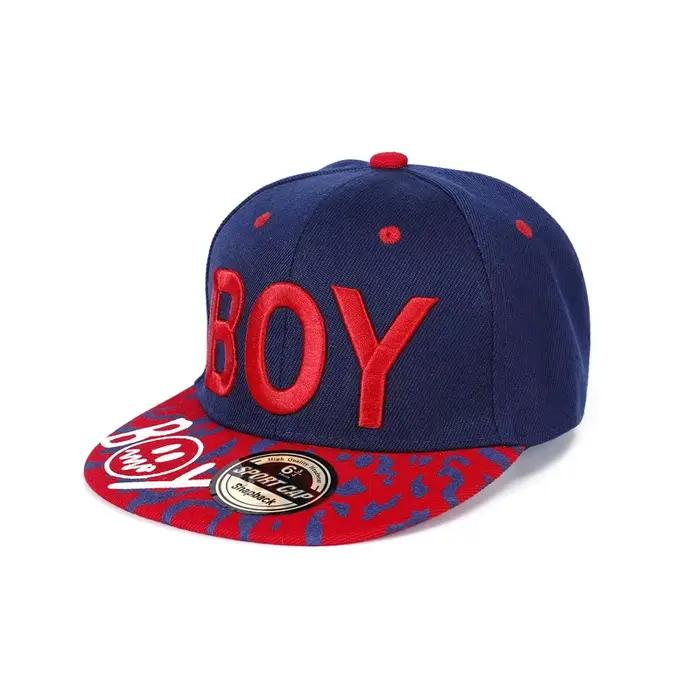 Cool garçon broderie enfants casquette de Baseball garçons filles chapeau de relance quatre saisons