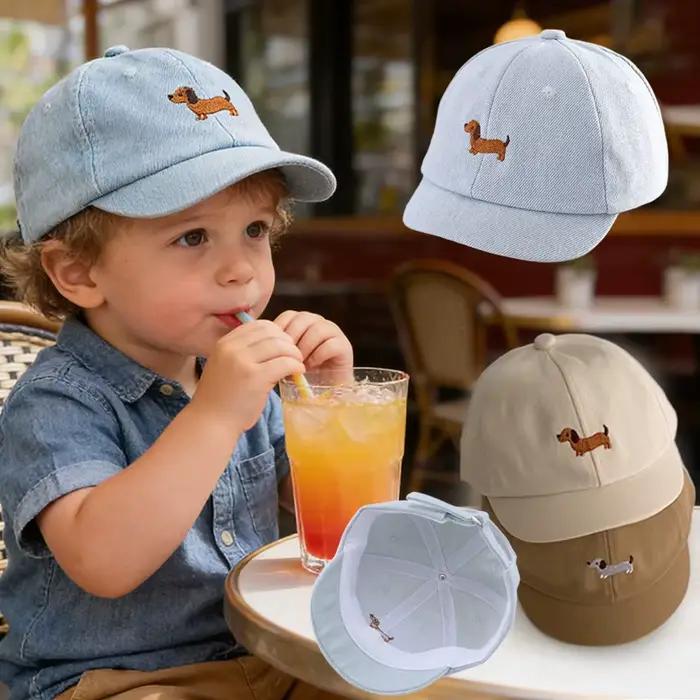 Casquette de baseball en jean mignonne pour bébé