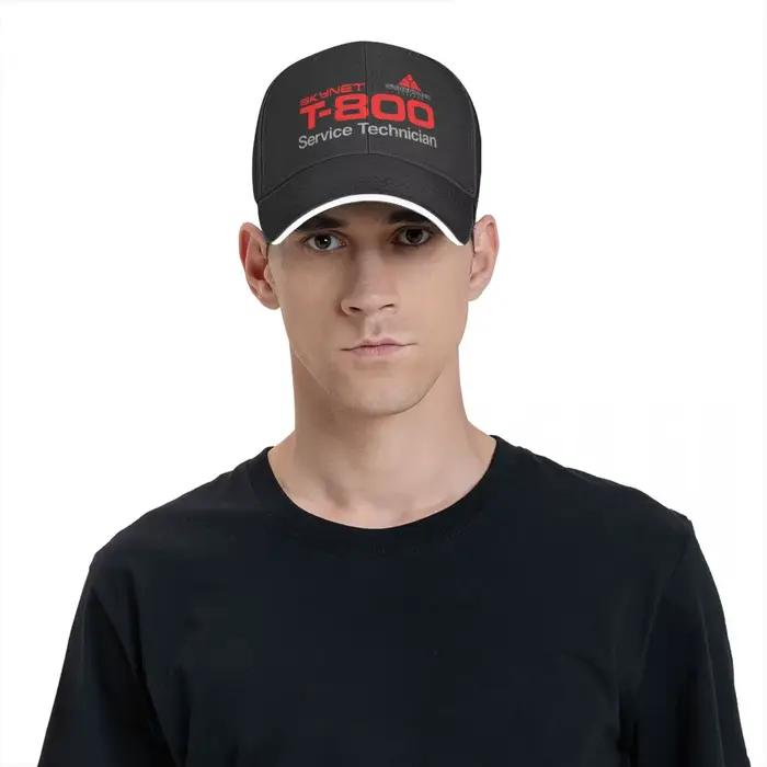 T-800 technicien le politiquement ator hommes casquettes de baseball casquette à visière pare-soleil chapeau de protection solaire