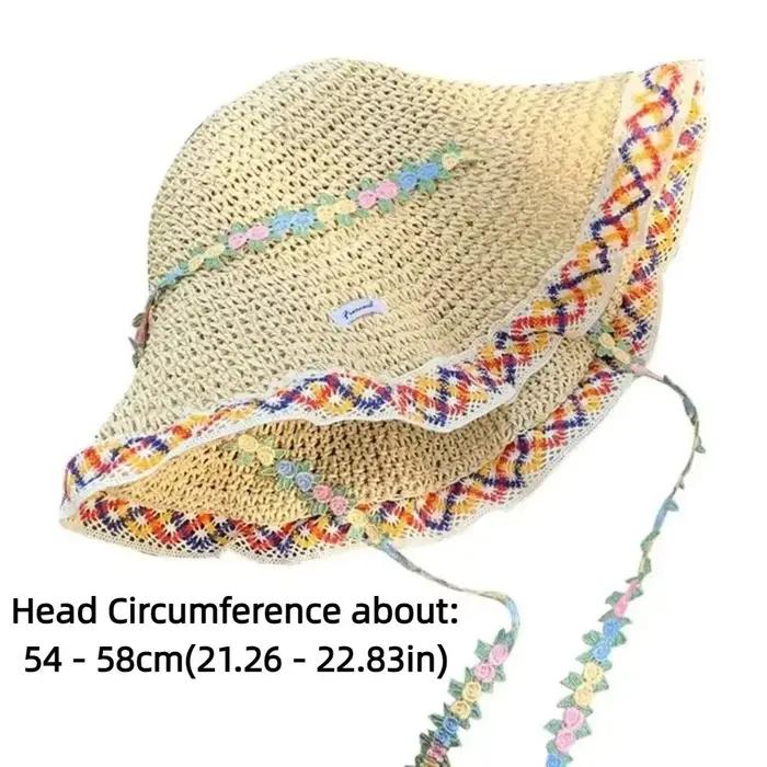 Chapeau de paille élégant pour femme