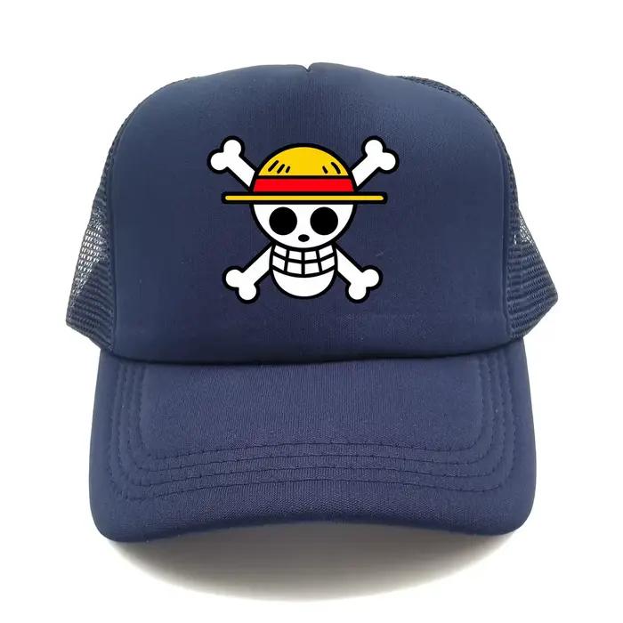 Casquette de baseball Monky D Luffy multifonctionnelle pour adultes en polyester avec motif imprimé pour hommes et femmes occasions décontractées et spéciales