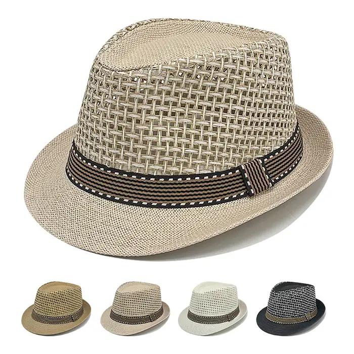 Chapeau de paille d'été tendance pour homme