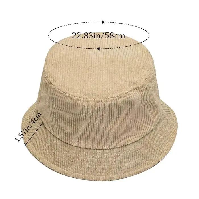 Chapeau anderen Velours Côtelé pour Homme et Femme