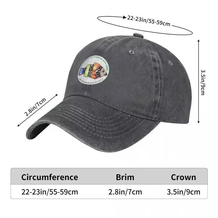 Casquette de baseball ronde grande taille avec logo GIB