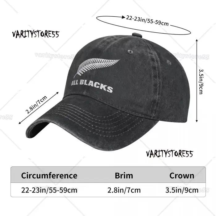 Casquette de baseball de rugby All Blacks pour hommes