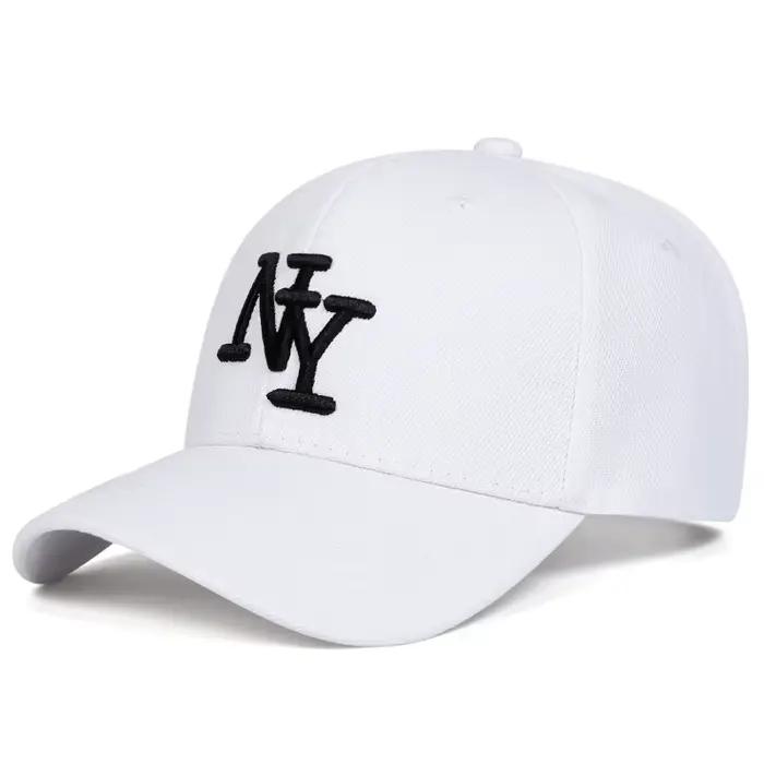 Casquette de baseball brodée avec la lettre NY