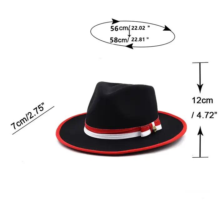 Casquette en feutre pour hommes et femmes, chapeau Fedora en fausse laine, classique, rétro, gentleman, vintage, gangster, Trilby, casquettes de jazz élégantes, nouveau