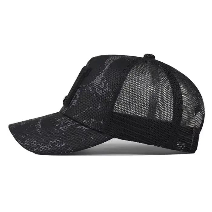 Casquettes de baseball brodées en maille pour hommes