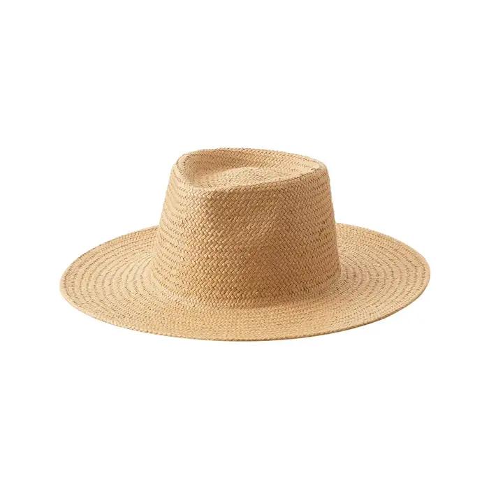 Chapeau Fedora en paille à la mode