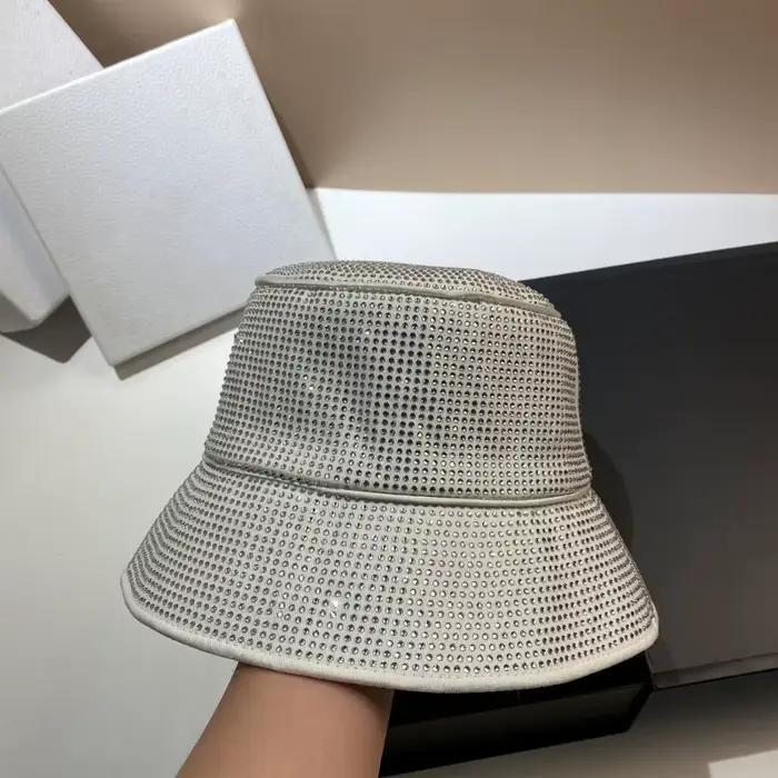 Chapeau seau Fedoras plein diamants accrocheur scintillant Panama printemps été hommes