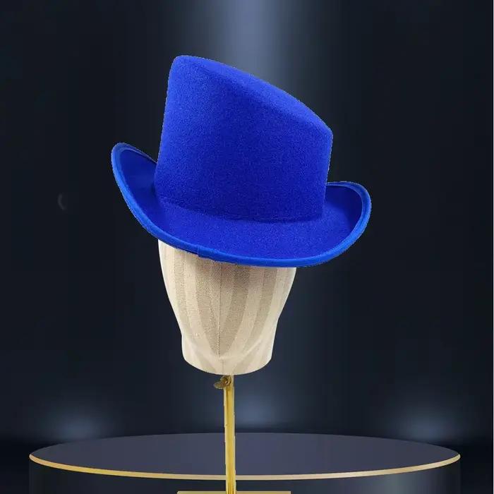 Chapeau Fedora élégant pour hommes avec bord coudé – Casquette présidentielle tendance