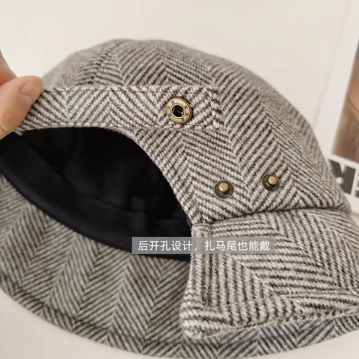 Chapeaux seau en sergé de laine de haute qualité pour femmes