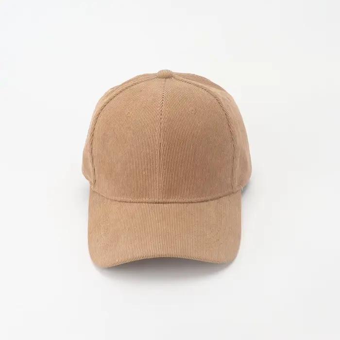 Casquette de Baseball en velours côtelé pour femmes