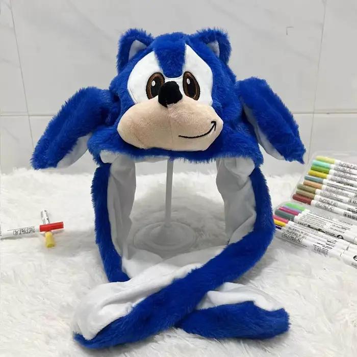 Chapeaux de lapin en peluche pour enfants