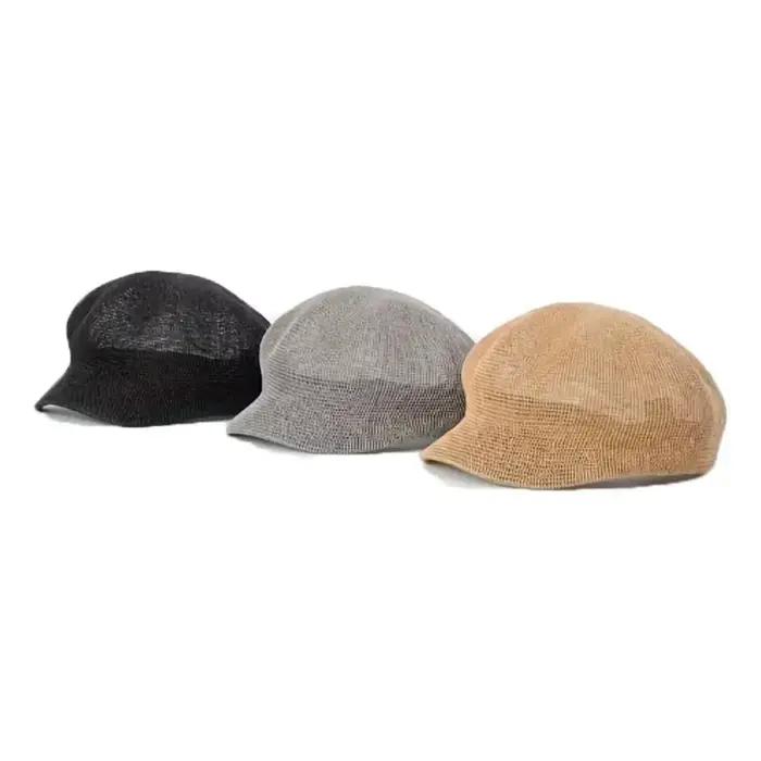 Casquette élégante unie en tissu respirant pour femme