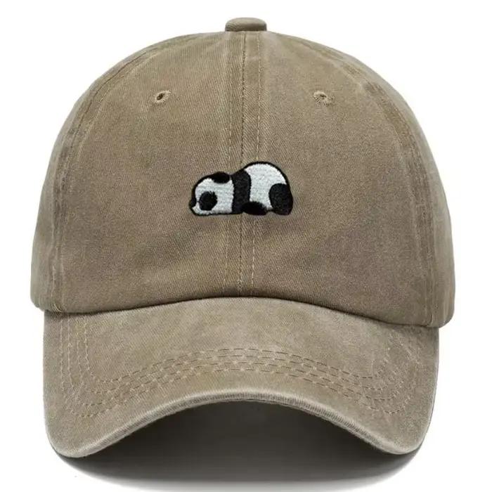 Casquette de baseball vintage unisexe en velours côtelé