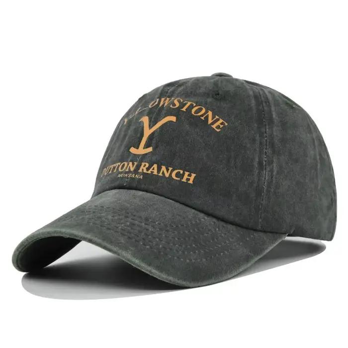 Casquette de baseball tendance Yellowstone Dutton Ranch