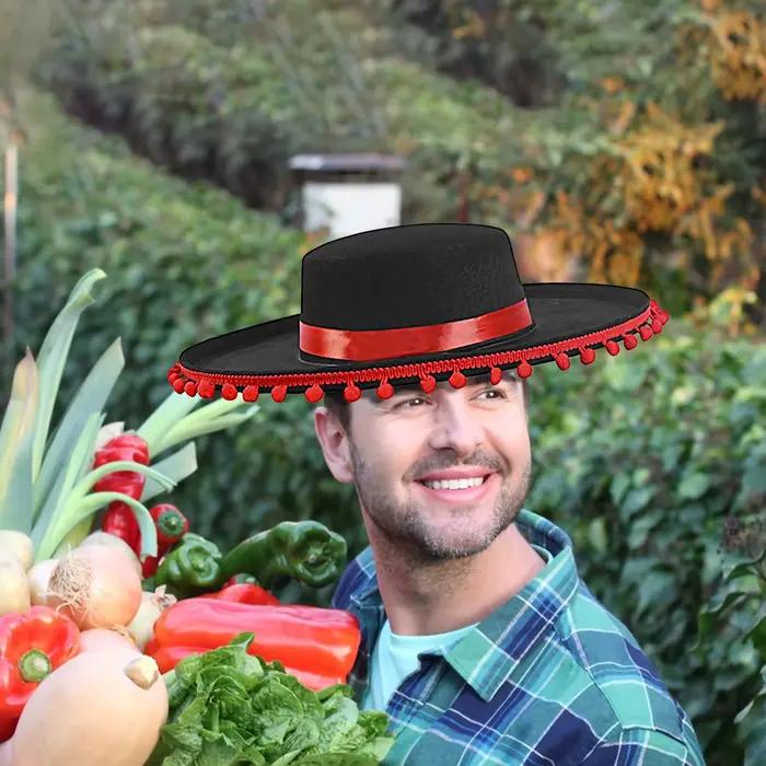 Sombrero mexicain en feutre pour adultes