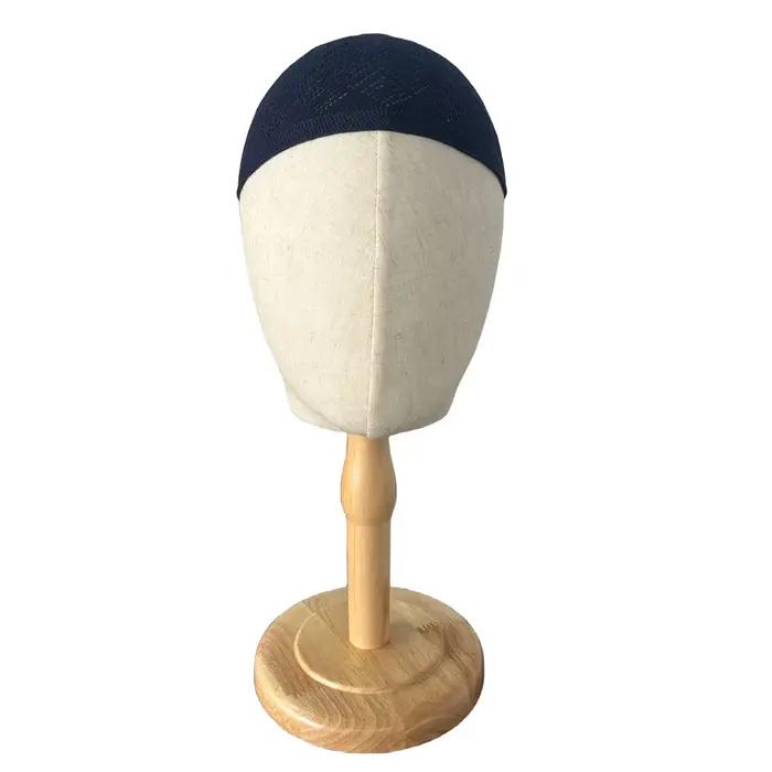 Chapeau de prière homme en polyester tricoté pour occasions décontractées et prières islamiques et juives