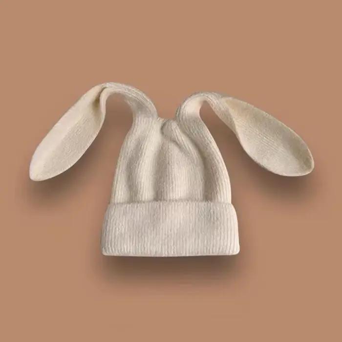 Chapeau d'oreille longue Crochet tricoté chapeaux mignon lapin