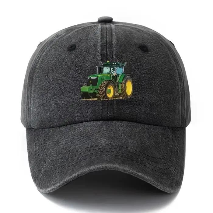 Casquette de baseball de tracteur imprimée pour hommes