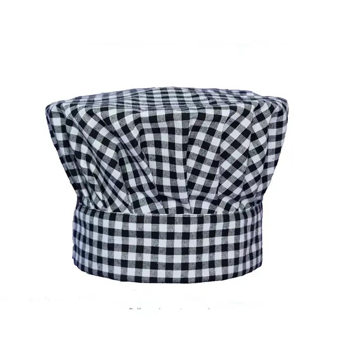 Chapeau de Chef à coutures rouges