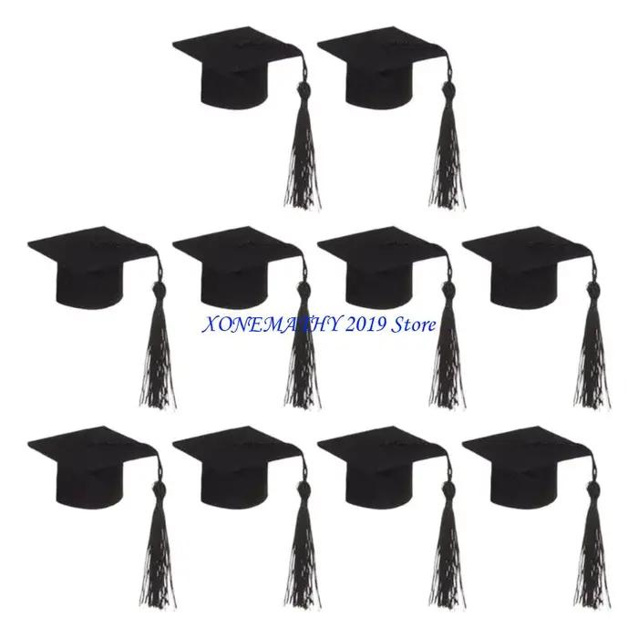 couvre-chef remise diplôme en feutres élégants bâtons à cheveux style fashion adapté aux étudiants et enfants occasions spéciales et soirées thématiques