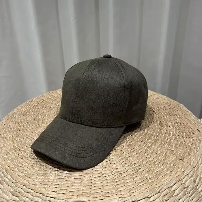 Femmes daim casquettes de Baseball automne hiver solide mode hommes Hip Hop casquette en plein air décontracté voyage pare-soleil chapeau multicolore unisexe