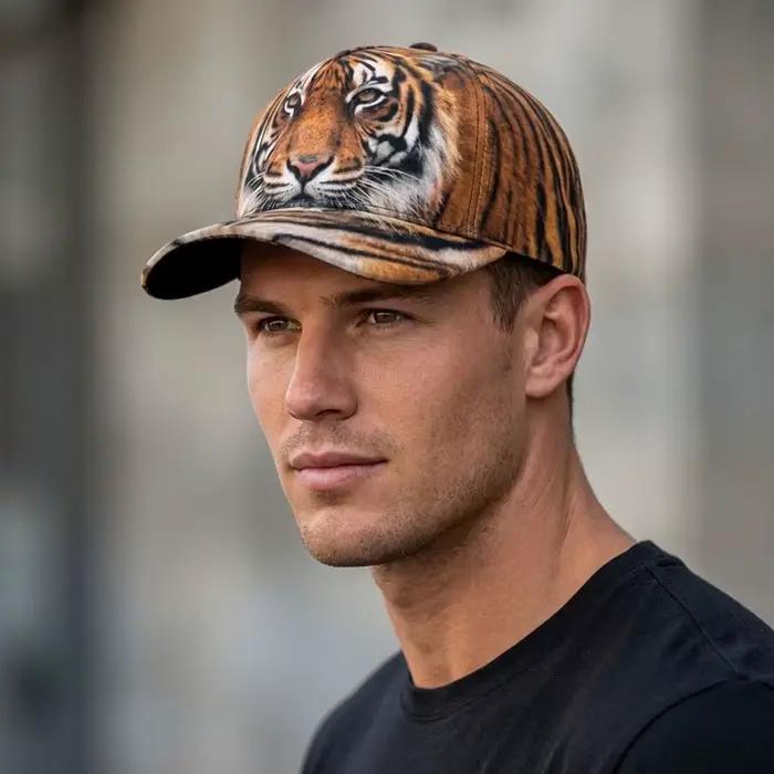 Casquette de baseball intégrale Sumatran Tiger