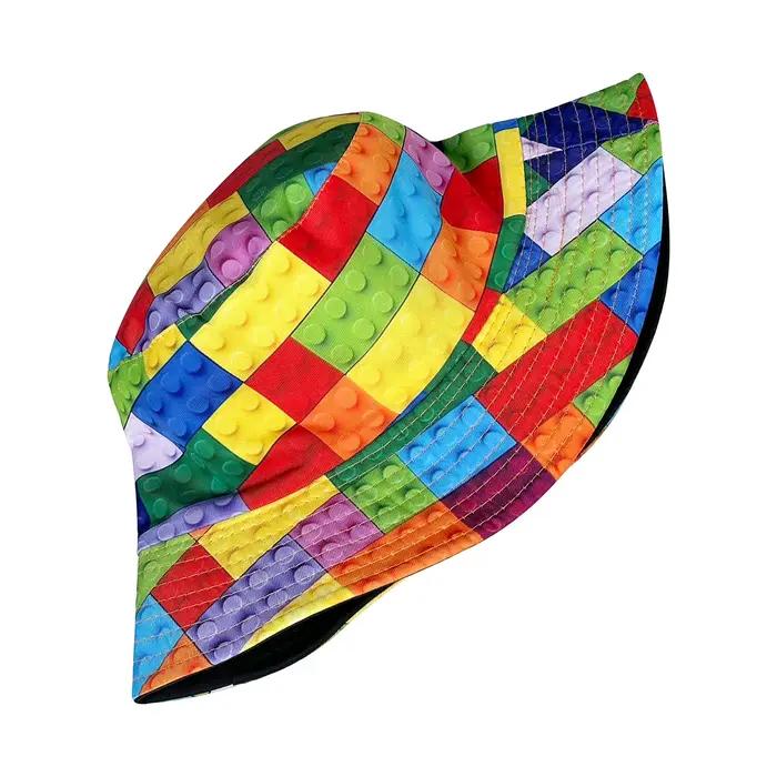 Chapeau de pêcheur personnalisé avec blocs de construction