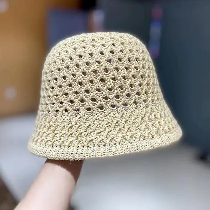 Chapeau d'été en raphia pour femmes