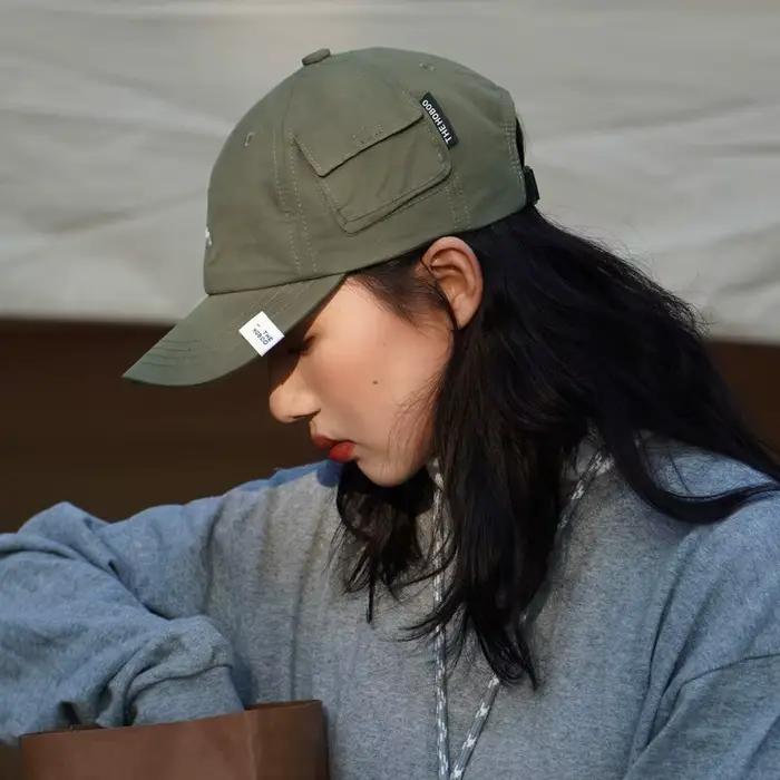 Casquette de baseball tendance en nylon à séchage rapide pour hommes et femmes