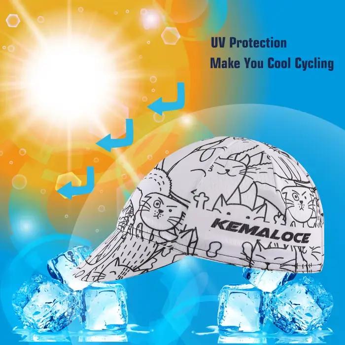KEMALOCE hommes casquette de cyclisme Anti-UV été élastique séchage rapide