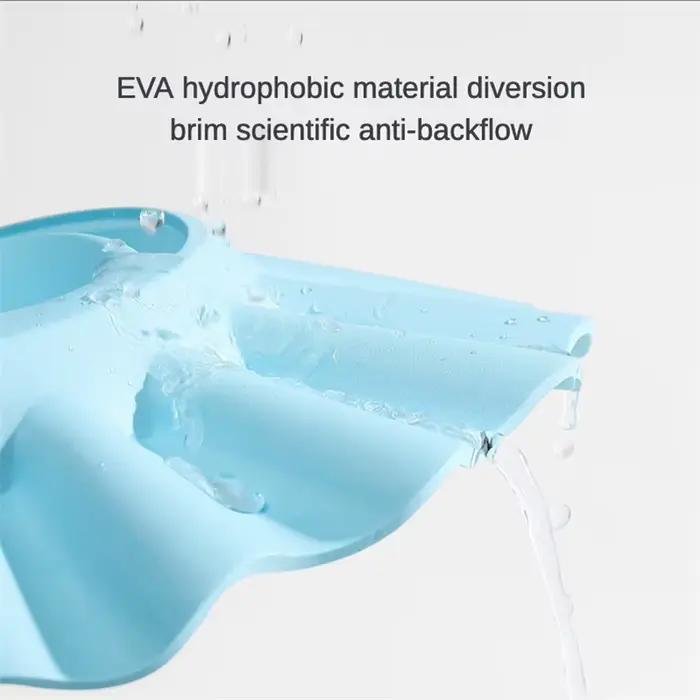 Bonnet souple réglable pour bébé 7-12 mois chapeau de bain protection des yeux animaux motifs douche bain fêtes prénatales cadeau enfant