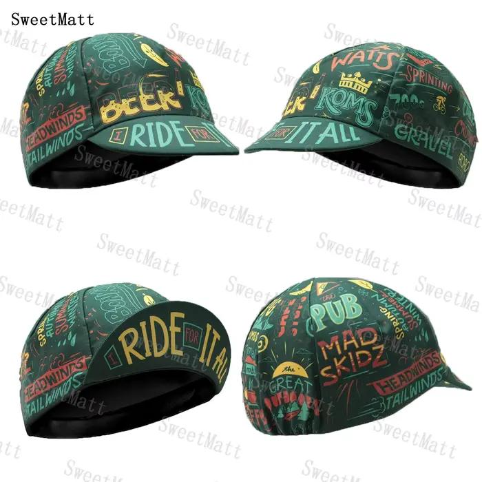 Casquette Cyclisme Rétro Classique SweetMatt Polyester Protection Solaire Respirante Unisexe Multicolore Occasions Extérieures