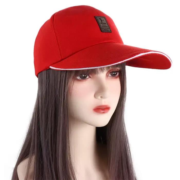 Casquettes Snapback style coréen en cuir PU avec logo