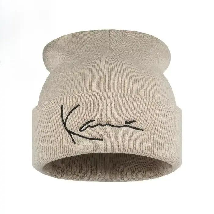 Karl Kani – chapeau tricoté avec lettres rétro brodées pour hommes et femmes
