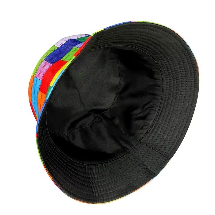 Chapeau de pêcheur personnalisé avec blocs de construction