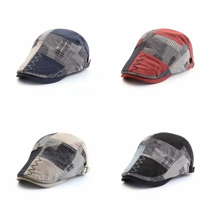 Casquette de baseball de luxe ajustable homme en coton visière protection solaire élégante pour homme occasions diverses