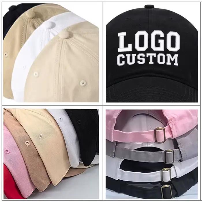 Casquette de baseball personnalisable avec logo brodé