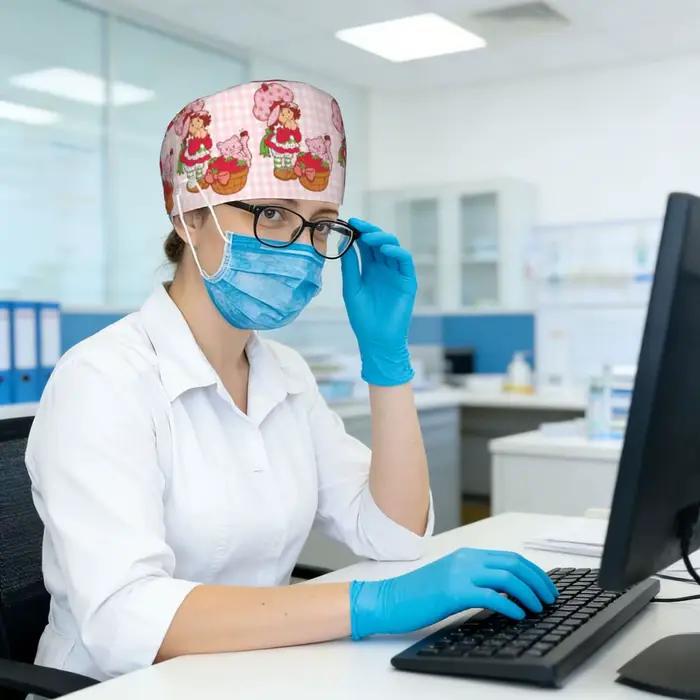 Casquette chirurgicale ajustable pour hommes et femmes
