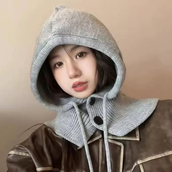 Cagoule écharpe intégrée pour femmes et hommes