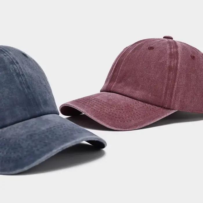 Casquette de baseball rétro en polyester protection solaire quatre saisons voyage homme femme polyvalente style chic détente en plein air