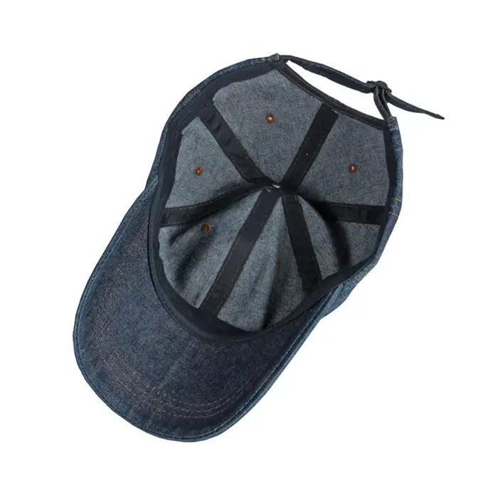 Casquette en jean bleu de marque FS pour hommes