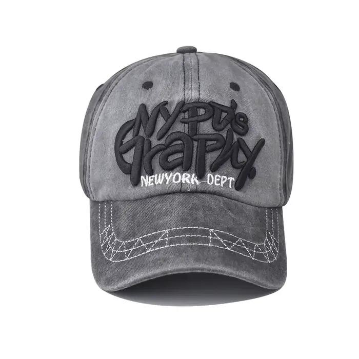 Mode lettres broderie casquette de Baseball chapeaux de relance casquettes Hip Hop hommes