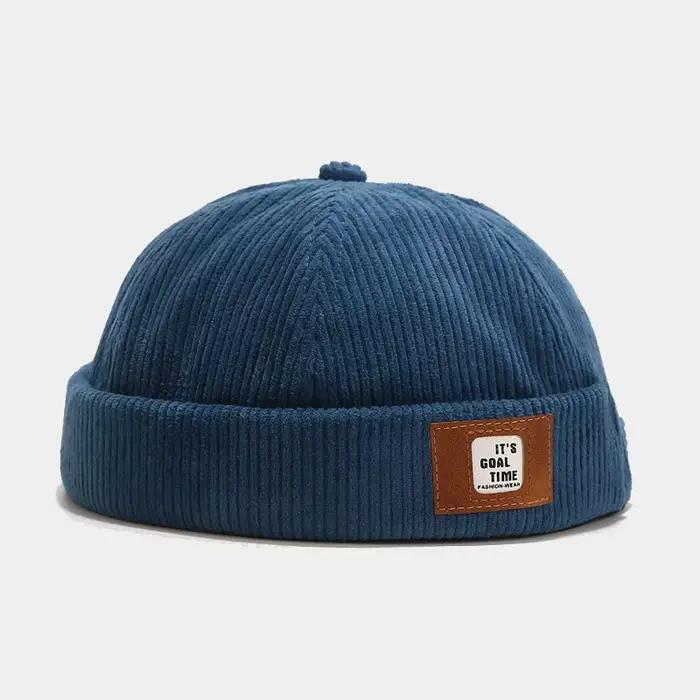 Bonnet MYZOPER en coton solide pour hommes et femmes, style vintage, ajustement réglable, adapté aux quatre saisons et occasions décontractées